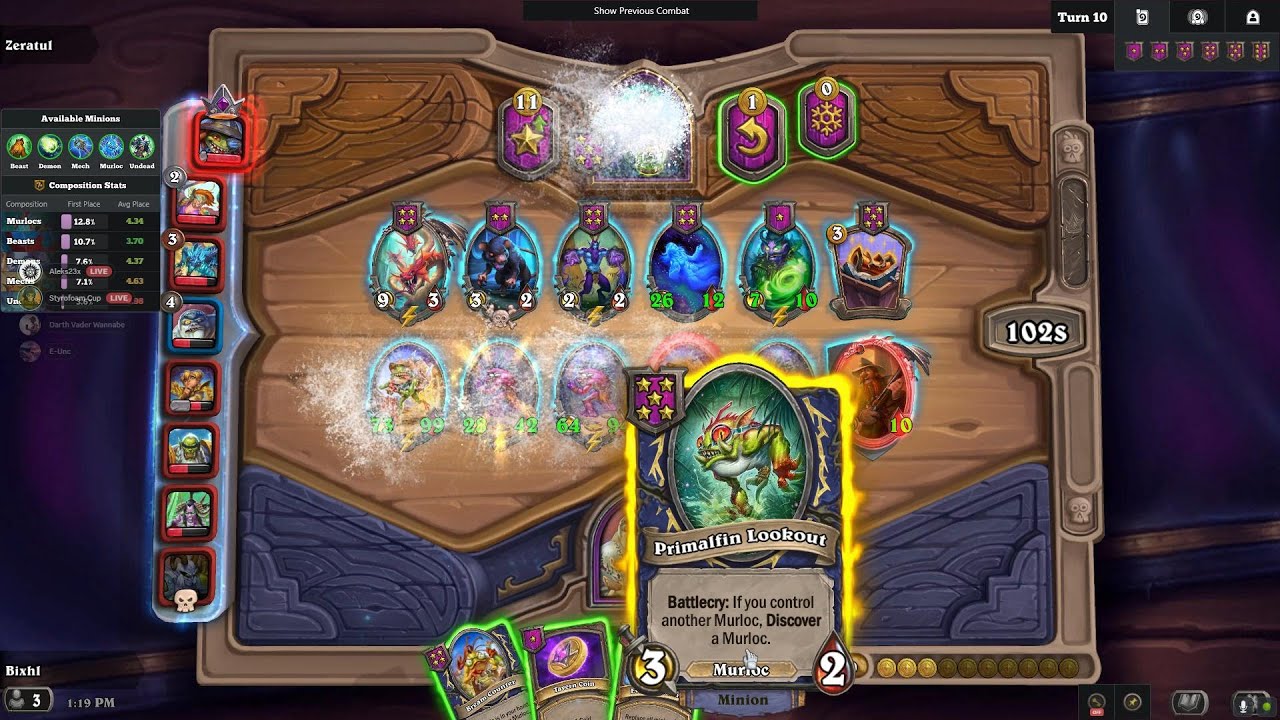 Turn 8 High Rolling on Murlocs - Solo