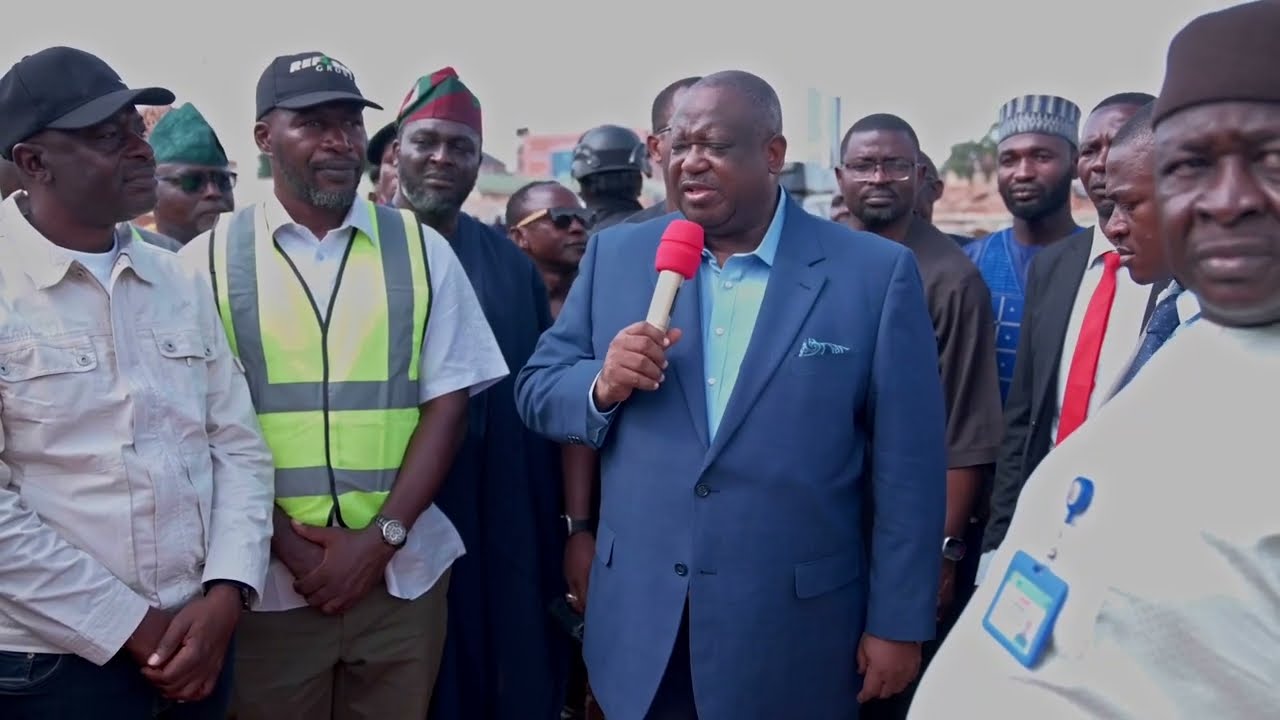 Governor Mutfwang Inspects Rwang Pam Stadium Project