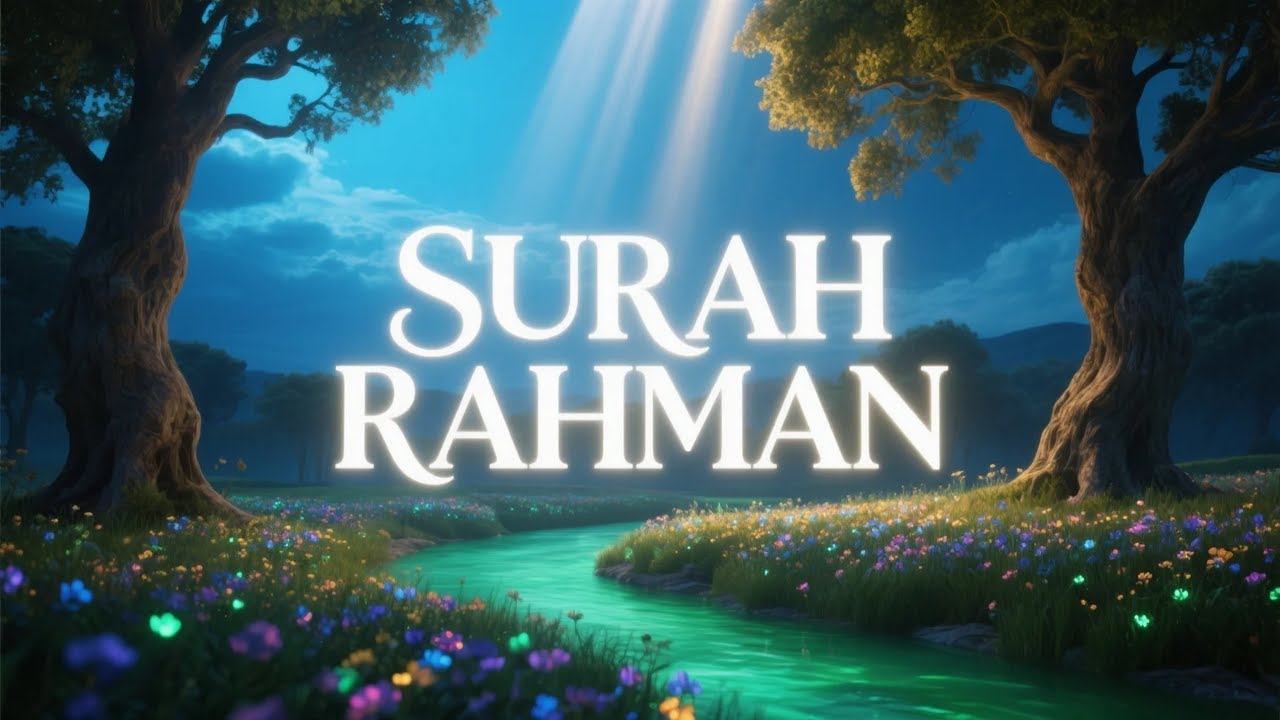 Surah Ar Rahman سورة الرحمن | تلاوة جميلة وهادئة لسكينة الليل | #quranrelax