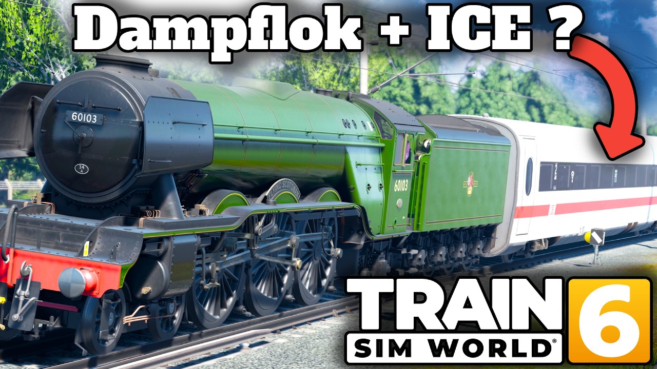 DAMPFLOK vs. ICE | Train Sim World 6