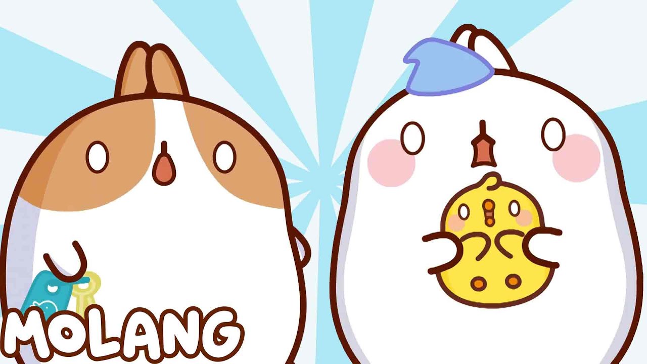 こわい音の正体は!? 😱🤣 モラン＆ピウピウ | Funny Cartoon Episodes | Molang 日本語