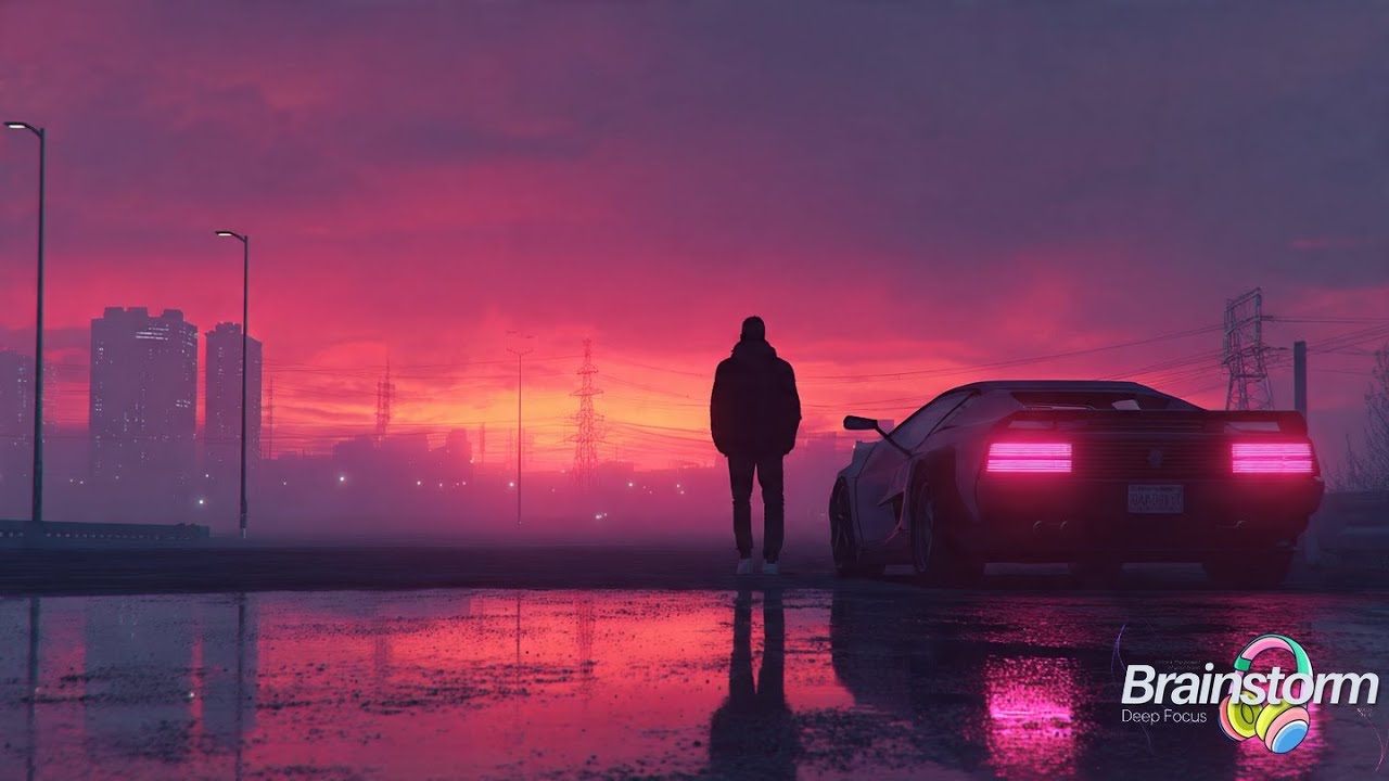 Intense Synthwave Study Music - Focus & Brain Power | 2 Hours