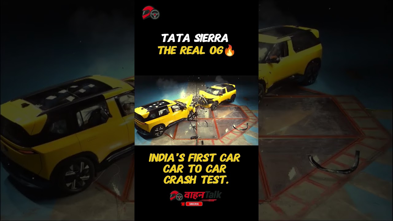 Tata Sierra Crash Test: Car-By-Car Safety Rating Explained! 🔥🚗