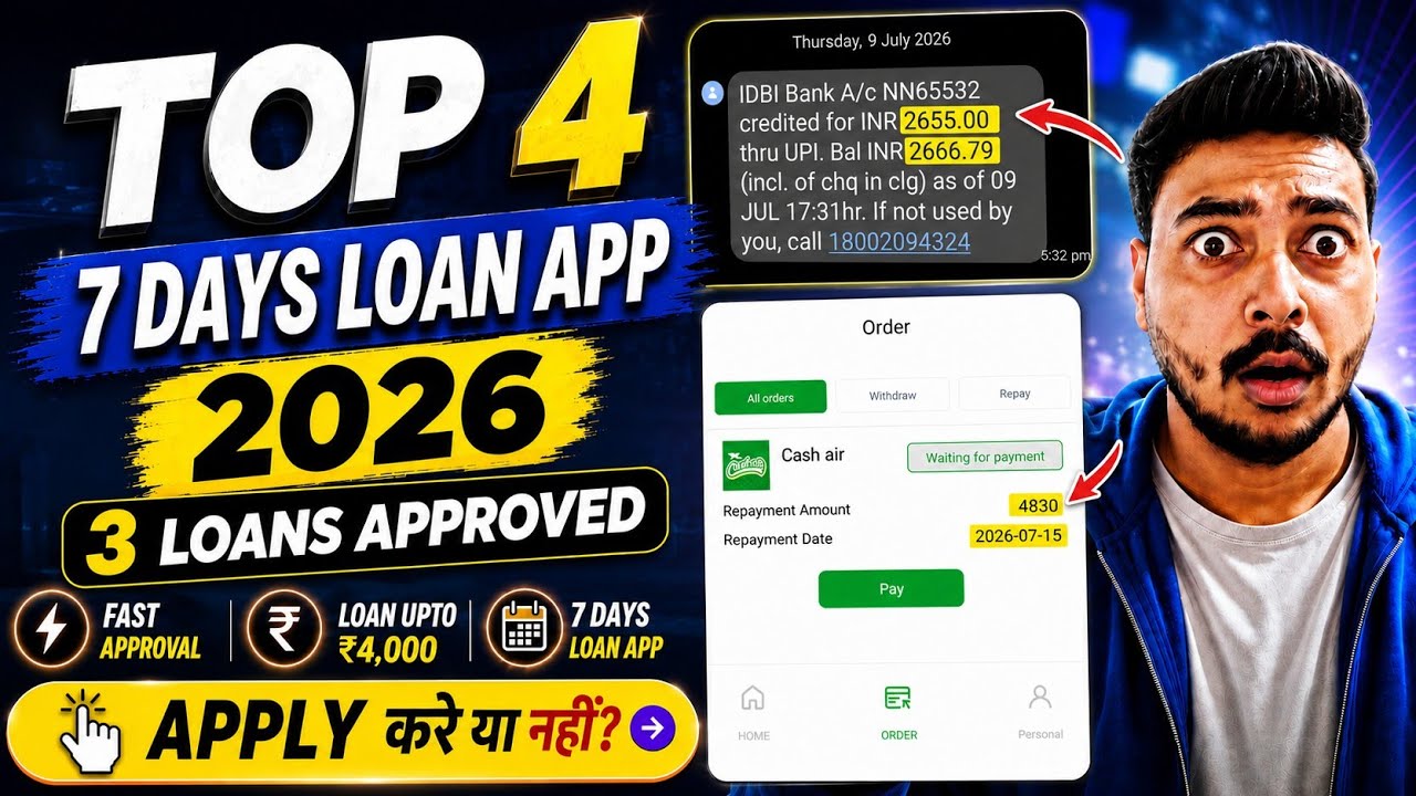Top 4 Fake Loan Apps List 2026 🚨 | New 7 Days Loan App Scam Alert | Chinese Loan App Exposed