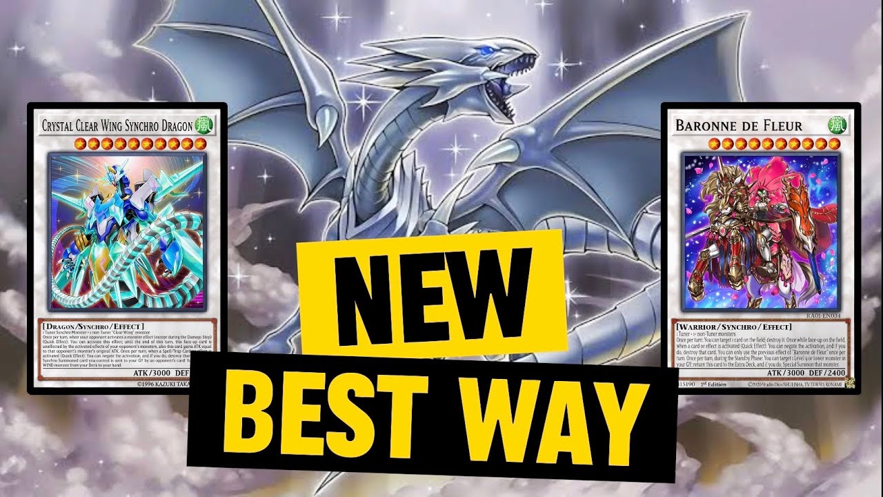 NEW BEST WAY BLUE-EYES !! Baronne de Fleur & Crystal Clear JOIN the White Dragons [Master Duel]