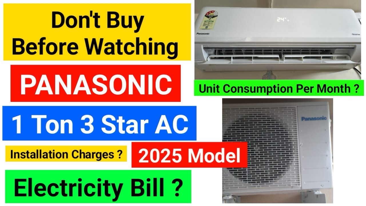 panasonic 1 ton 3 star inverter ac 2025 model review