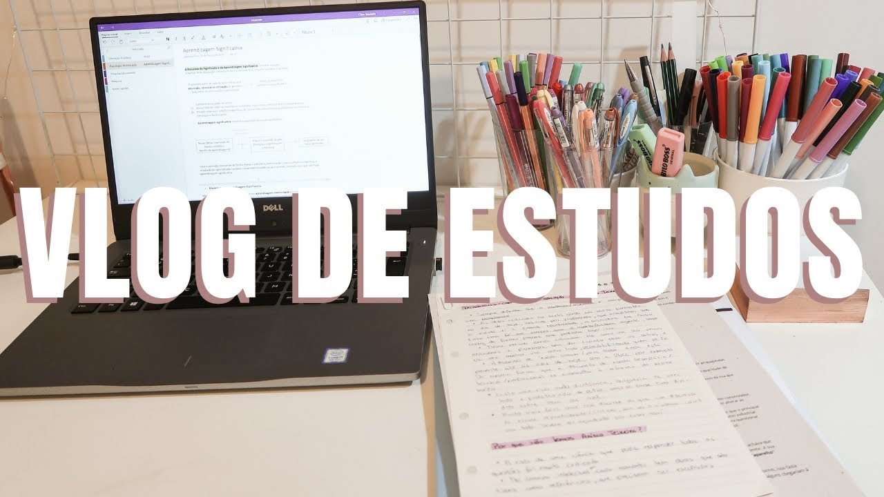 STUDY VLOG // ANOTAÇÕES em Sala, RESUMOS no Onenote e LEITURAS