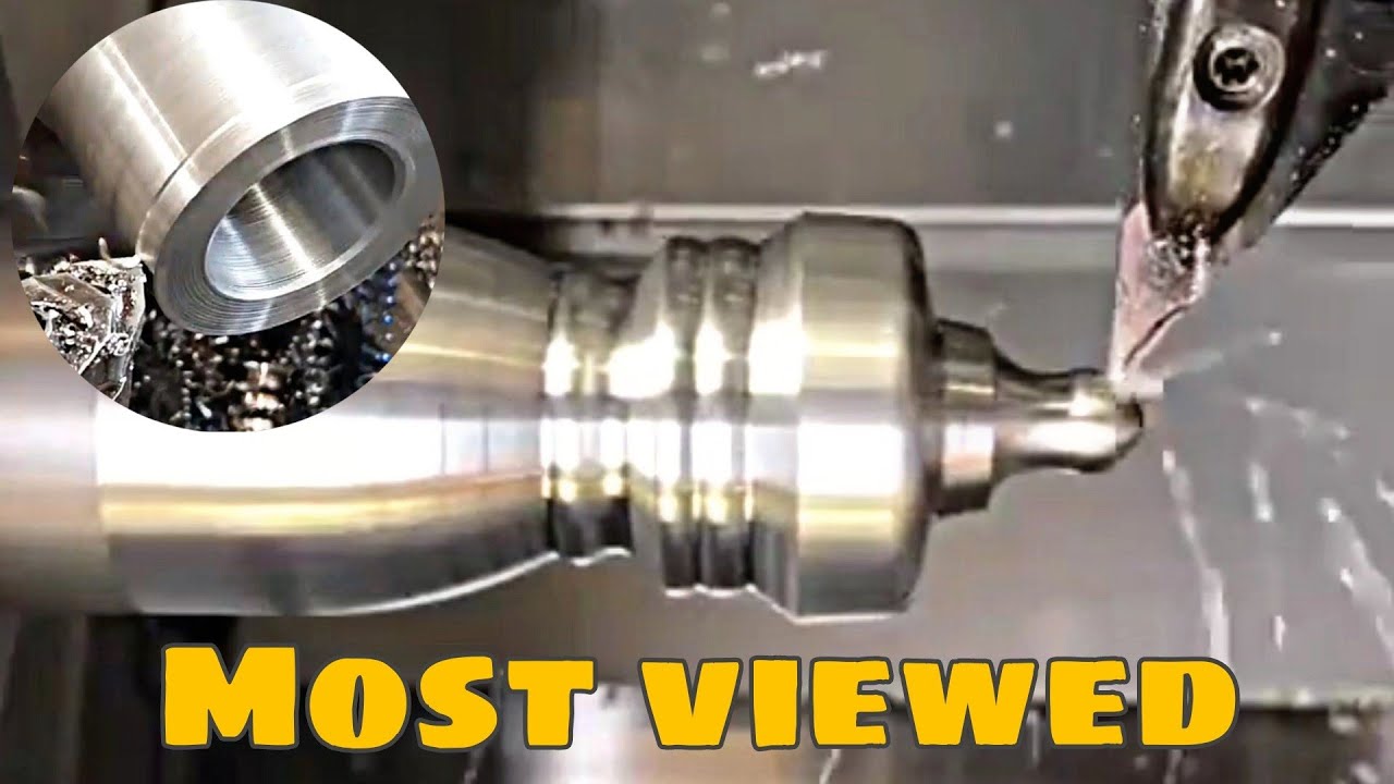 Most satisfying CNC lathe machining videos you've ever seen