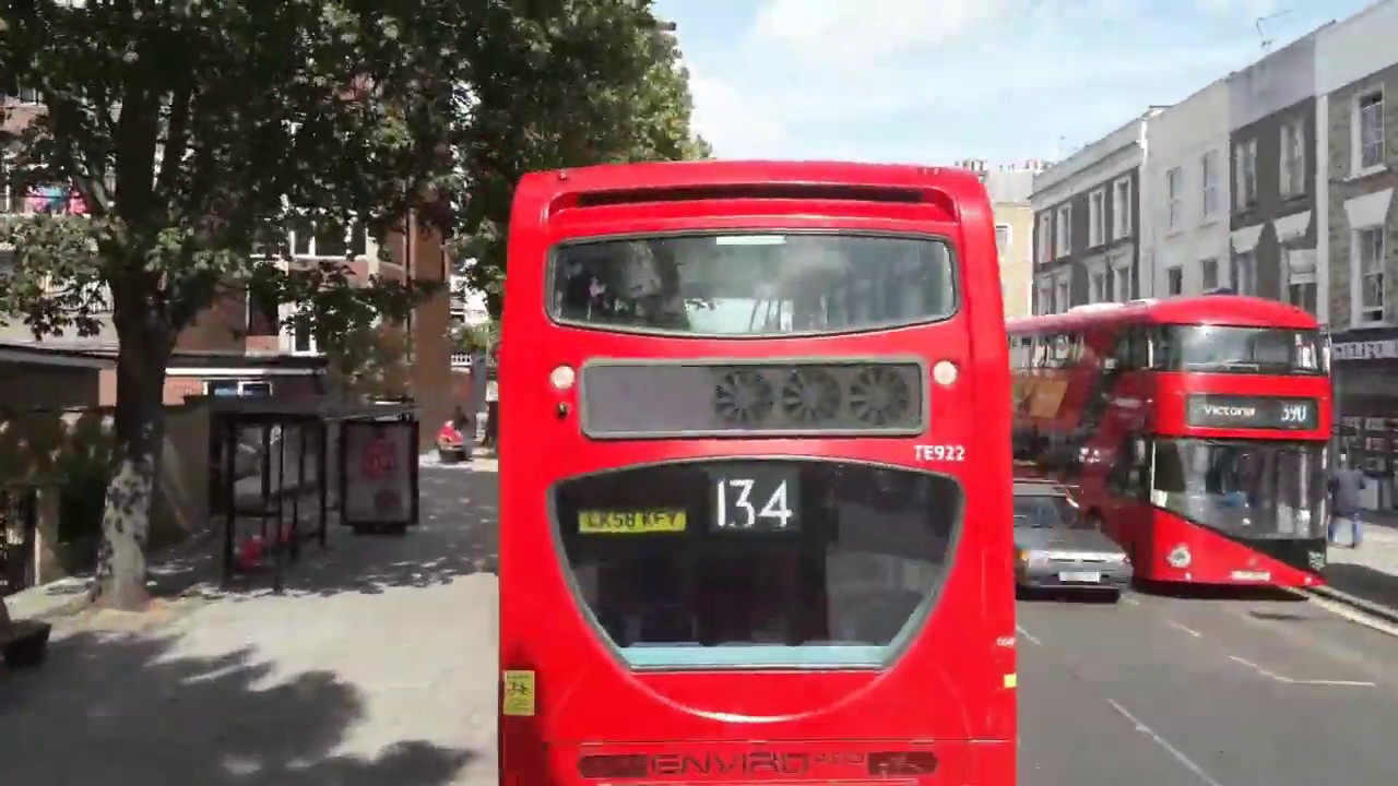 🇬🇧 FULL ROUTE VISUAL | Transport for London Bus Route 390: Victoria - Archway
