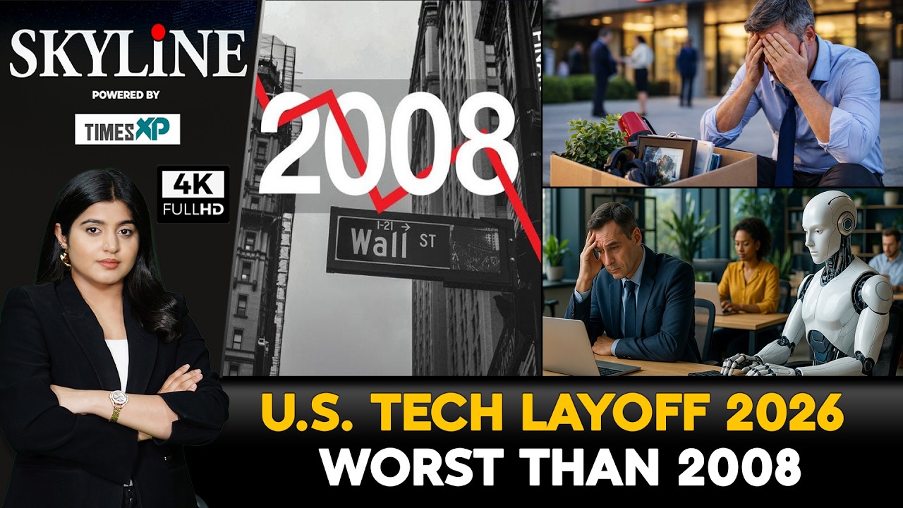 U.S. Tech Layoffs 2026 Worst Than 2008| Indians In U.S. At Risk? Skyline With Driti Atri