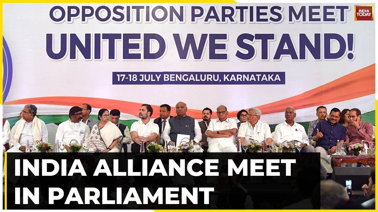Parliament Monsoon Session: INDIA Alliance Meet In Parliament,Delegation To Brief Leaders On Manipur