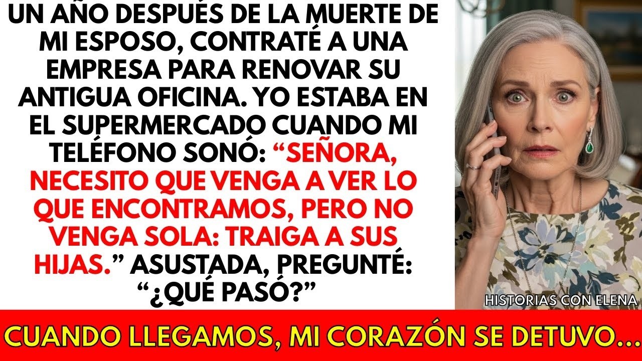 “Venga a ver lo que encontré, pero no venga sola”, dijo el contratista tras terminar la obra