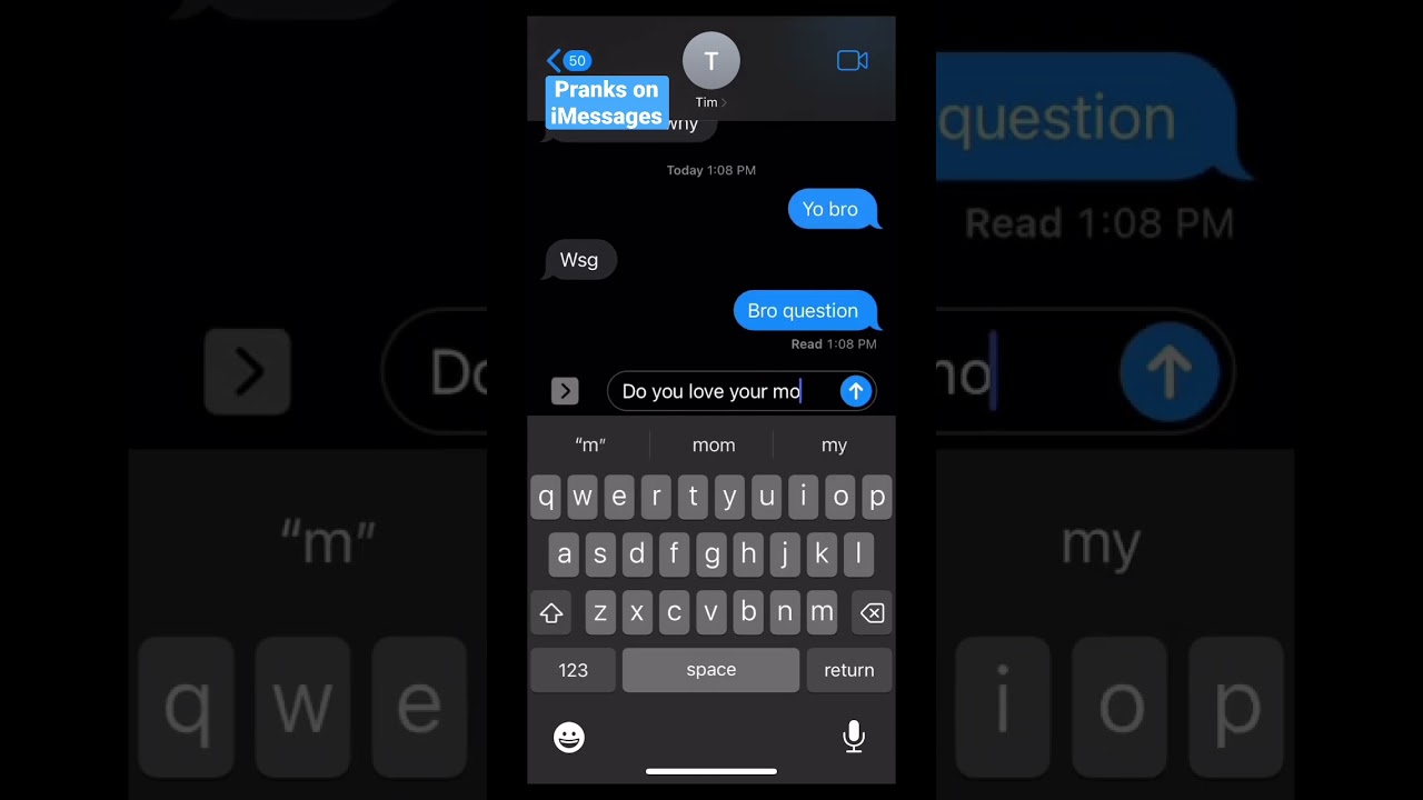 Pranks on IMessages #pranks #imessage #iphone #viral #fyp #youtubeshorts