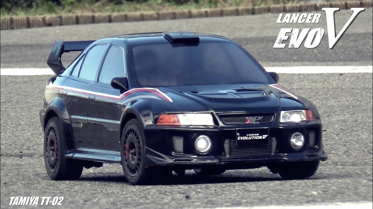 タミヤTT-02ランエボVが欲しくなるビデオ WANT TT-02 LANCER EVOLUTION V WRC