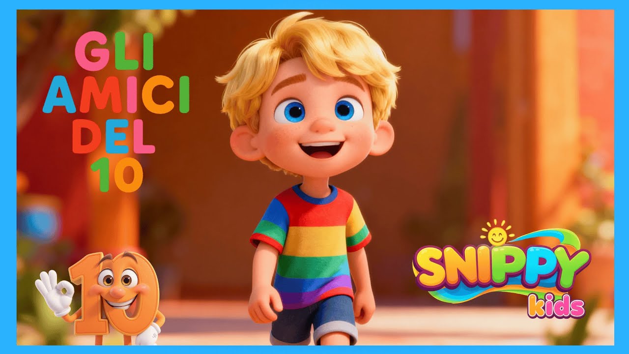 Gli amici del 10 - Impara gli amici del 10 - Matematica divertente insieme a Snippy Kids