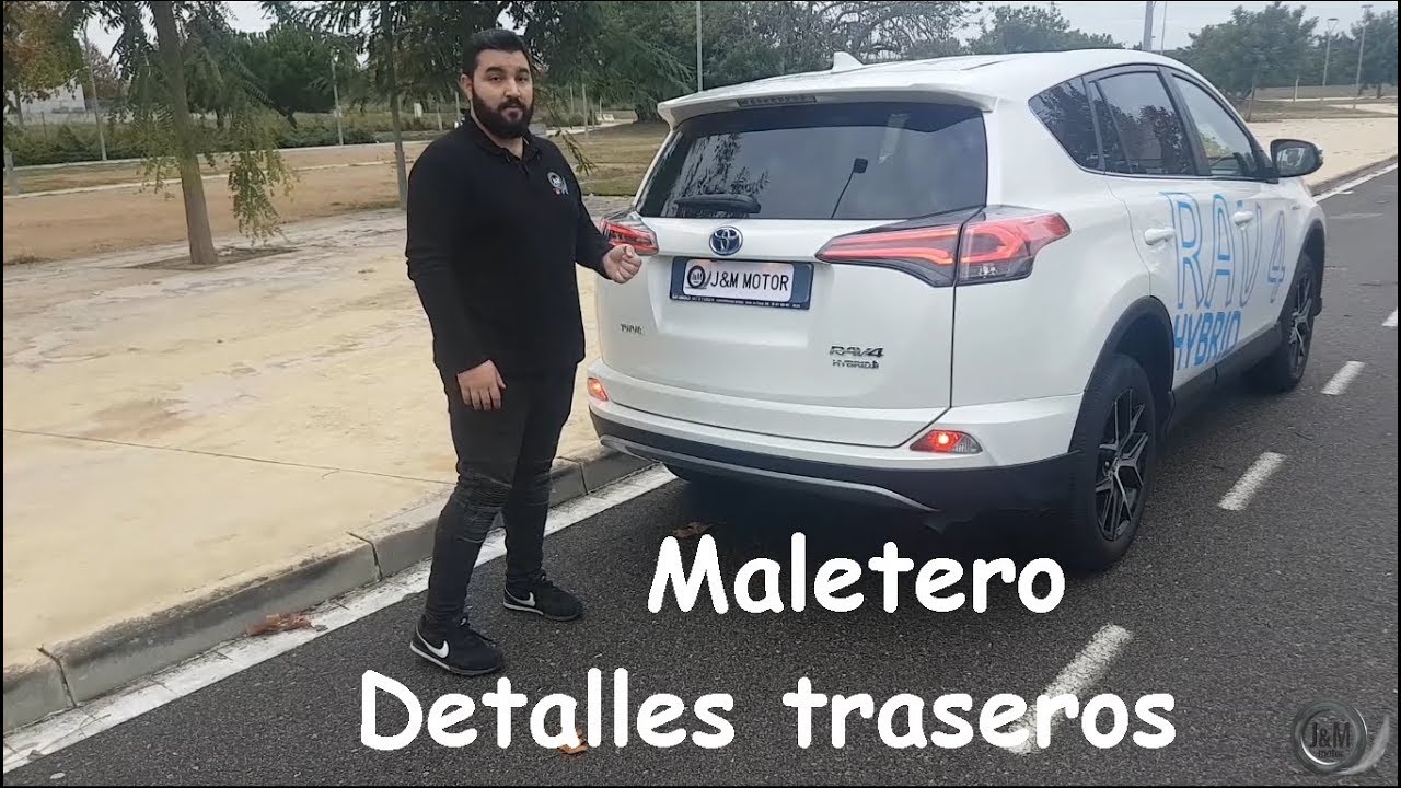 Toyota RAV4 Hybrid Feel! 2018: Detalles traseros y maletero | Español | Review