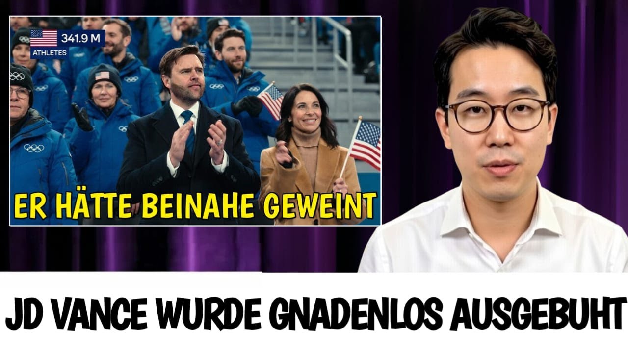 Ganzes Stadion buhte JD Vance bei den Olympischen Spielen aus – er stand kurz vor den Tränen