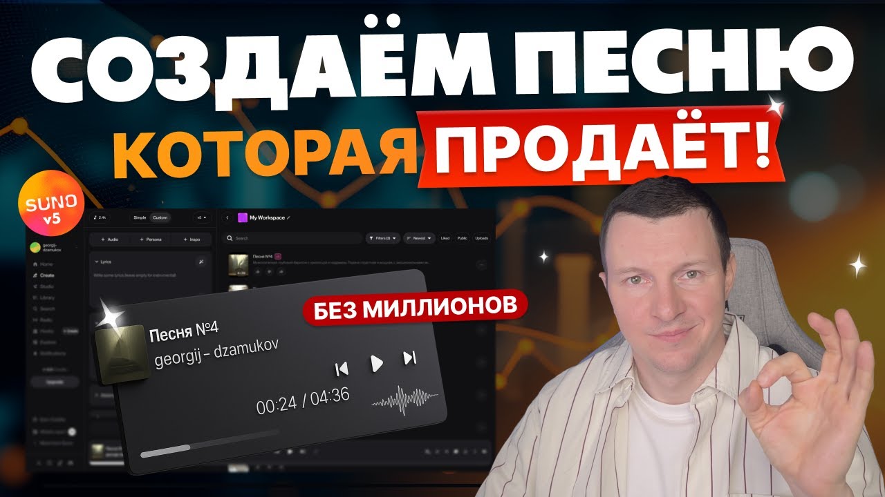 Как я сделал фирменный ХИТ для бизнеса в Suno 5 (без миллионов!)