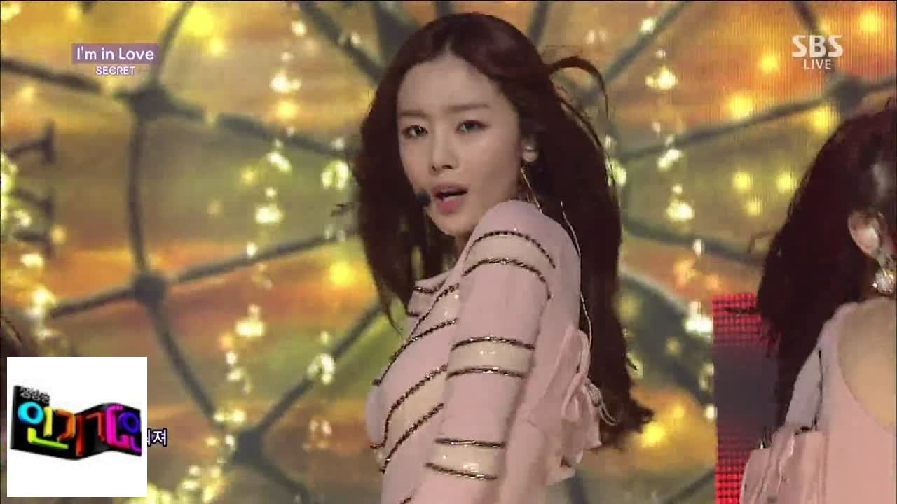 [СЕКРЕТНО] Я влюблен @ популярная песня Inkigayo 140831