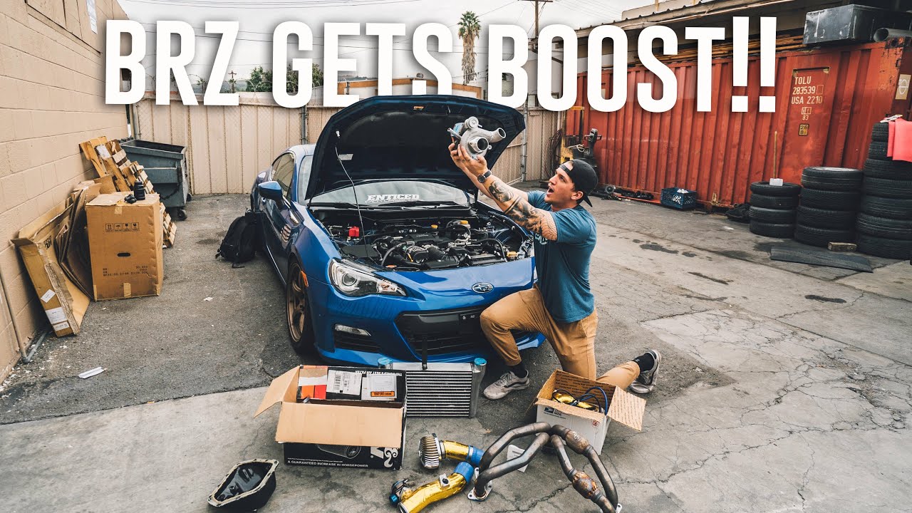 TURBO CHARGING THE BRZ! *GReddy Install*