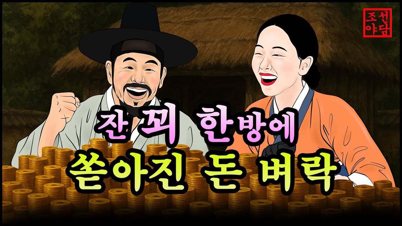 324 조선야담.🎉 잔 꾀 한방에 쏟아진 돈벼락  옛날 이야기. 야담. 민담. 조선야담