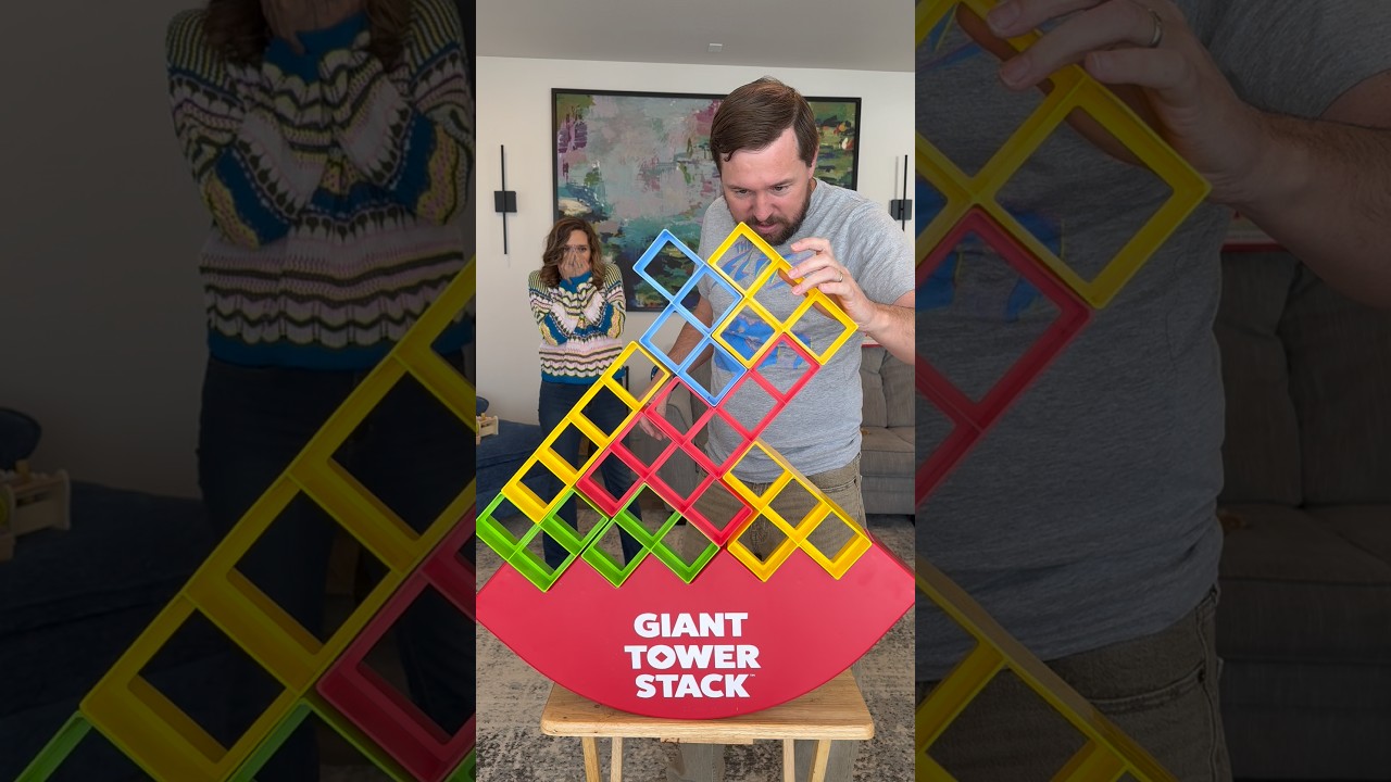 В Giant Tower Stack повысили уровень, и это ТАК весело 🙌