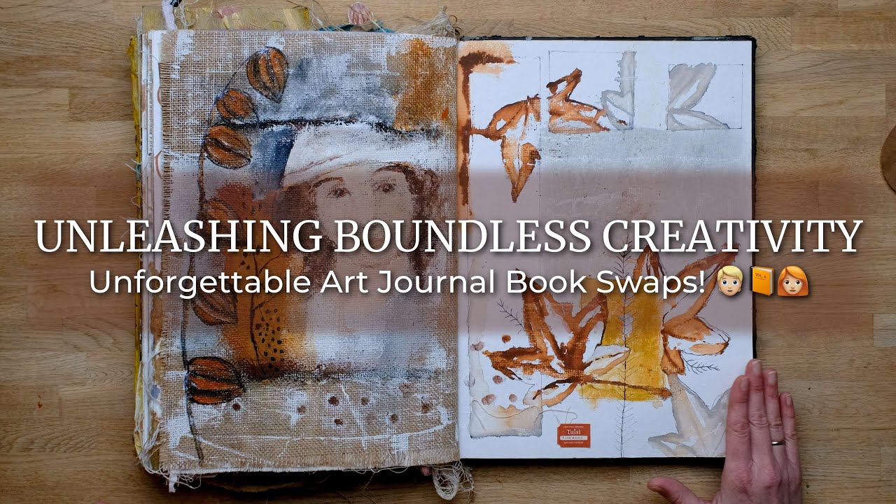 Unleashing Boundless Creativity: Unforgettable Art Journal Book Swaps! 👱🏼‍♀️📙👩🏼‍🦰