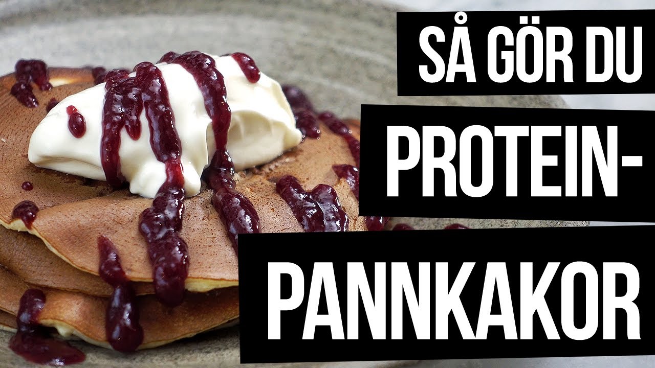 Proteinpannkakor - perfekta efter träningen