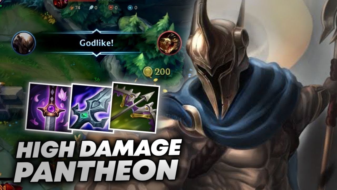 BEST BUILD TOP GLOBAL PANTHEON ! ONE SHOT COMBO - WILD RIFT