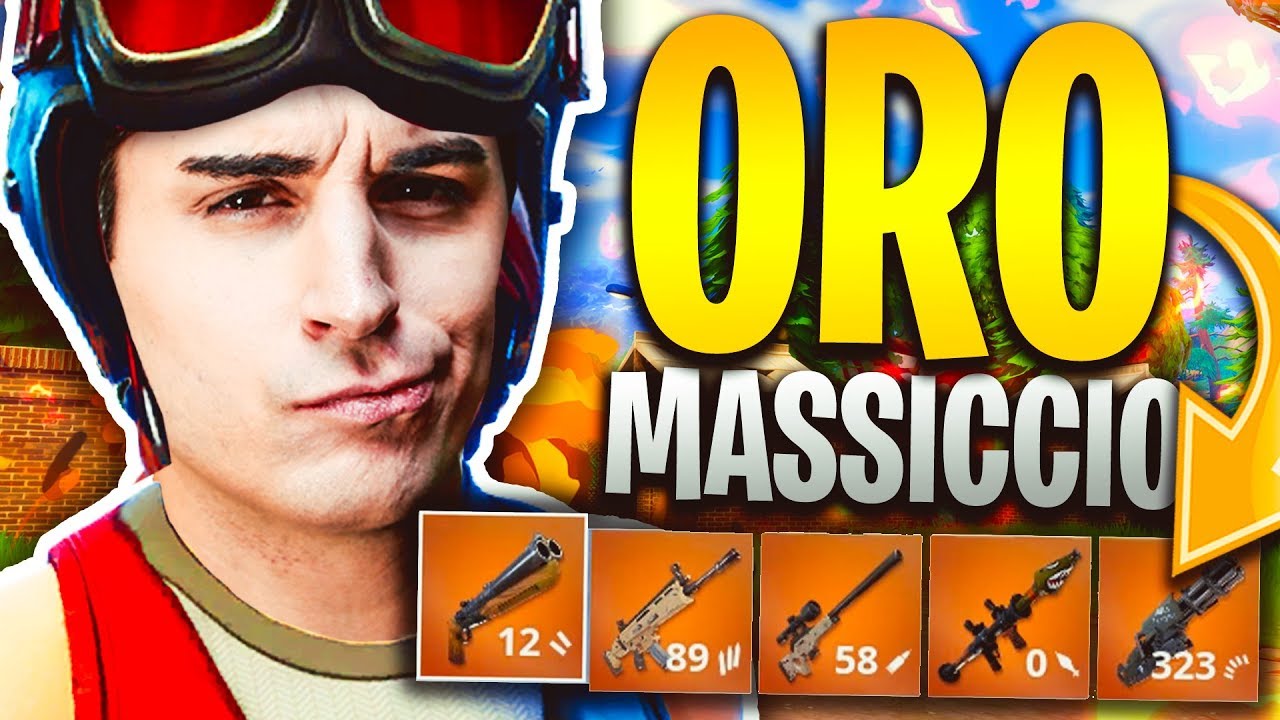 ANIMA CONTRO I TEAM SU ORO MASSICCIO! NUOVA SKIN ASSURDA! Fortnite Battle Royale