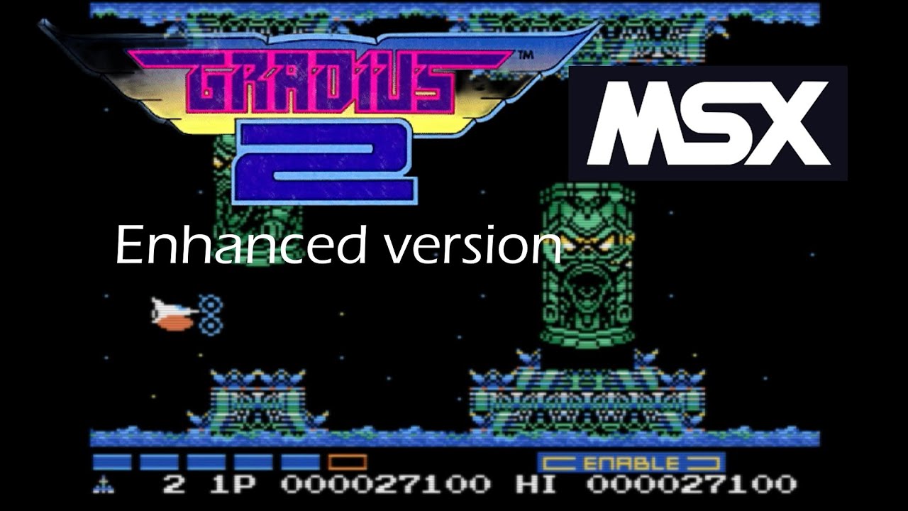 [MSX] GRADIUS2 Enhanced (NEMESIS 2)