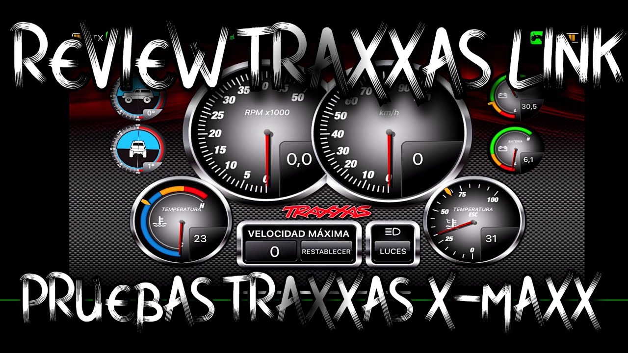 REVIEW  A FONDO TRAXXAS LINK BLUETOOTH PRUEBAS EN TRAXXAS X-MAXX
