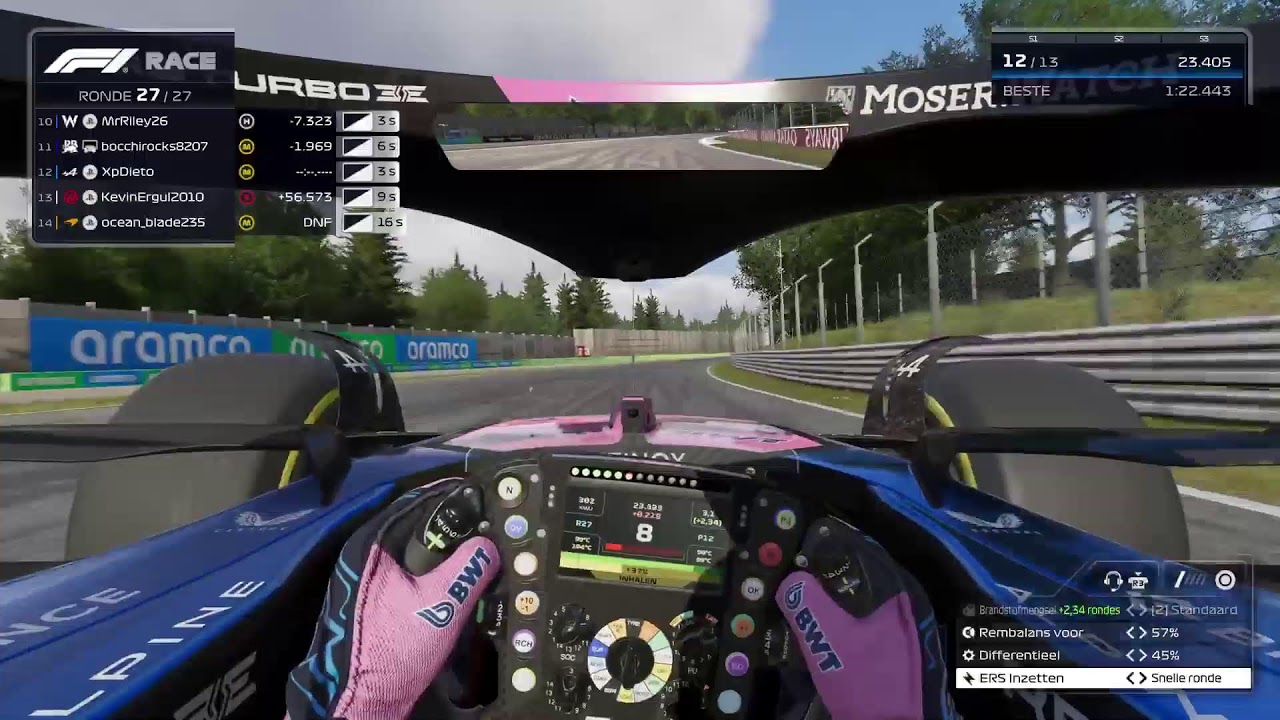 F1 25 league race Monza