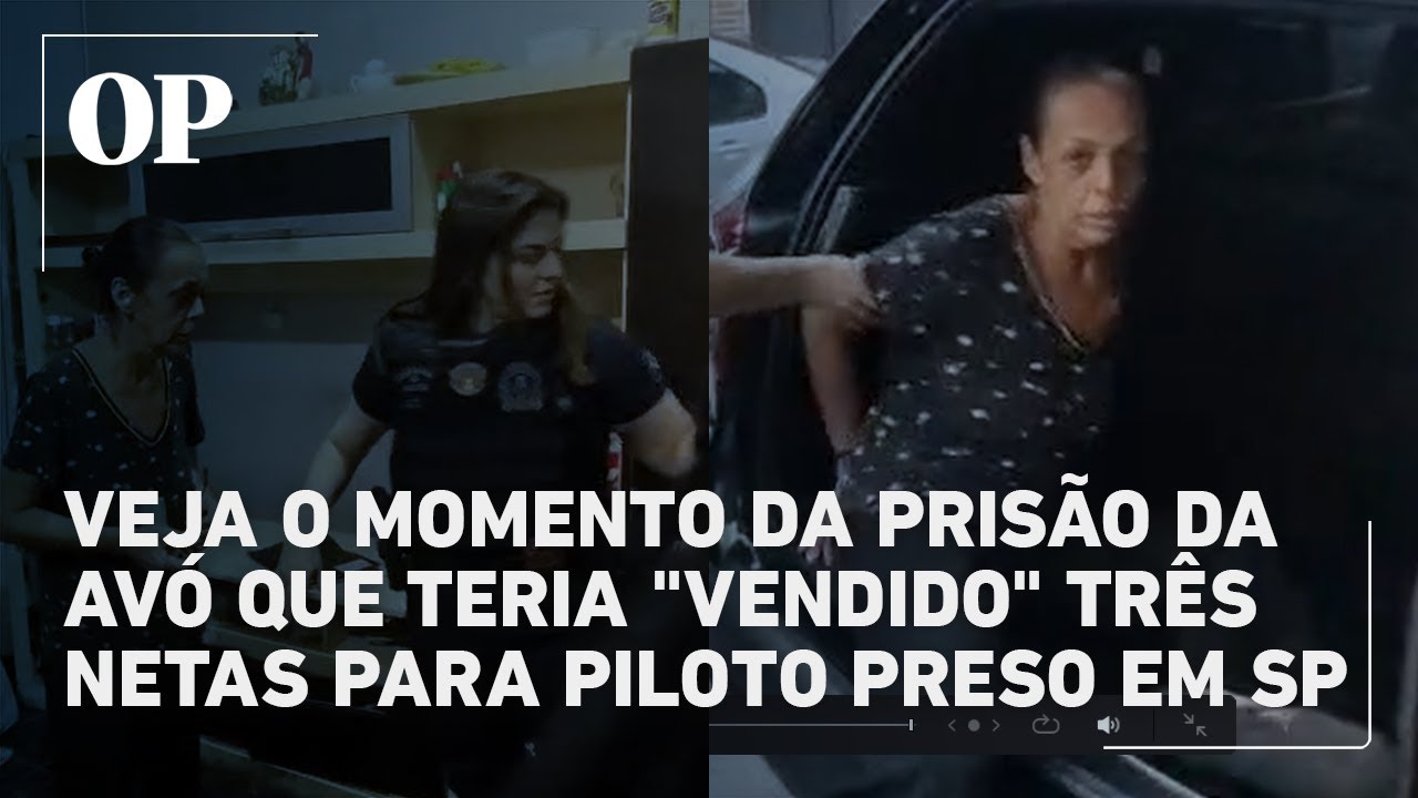 Veja momento da prisão da avó que teria 