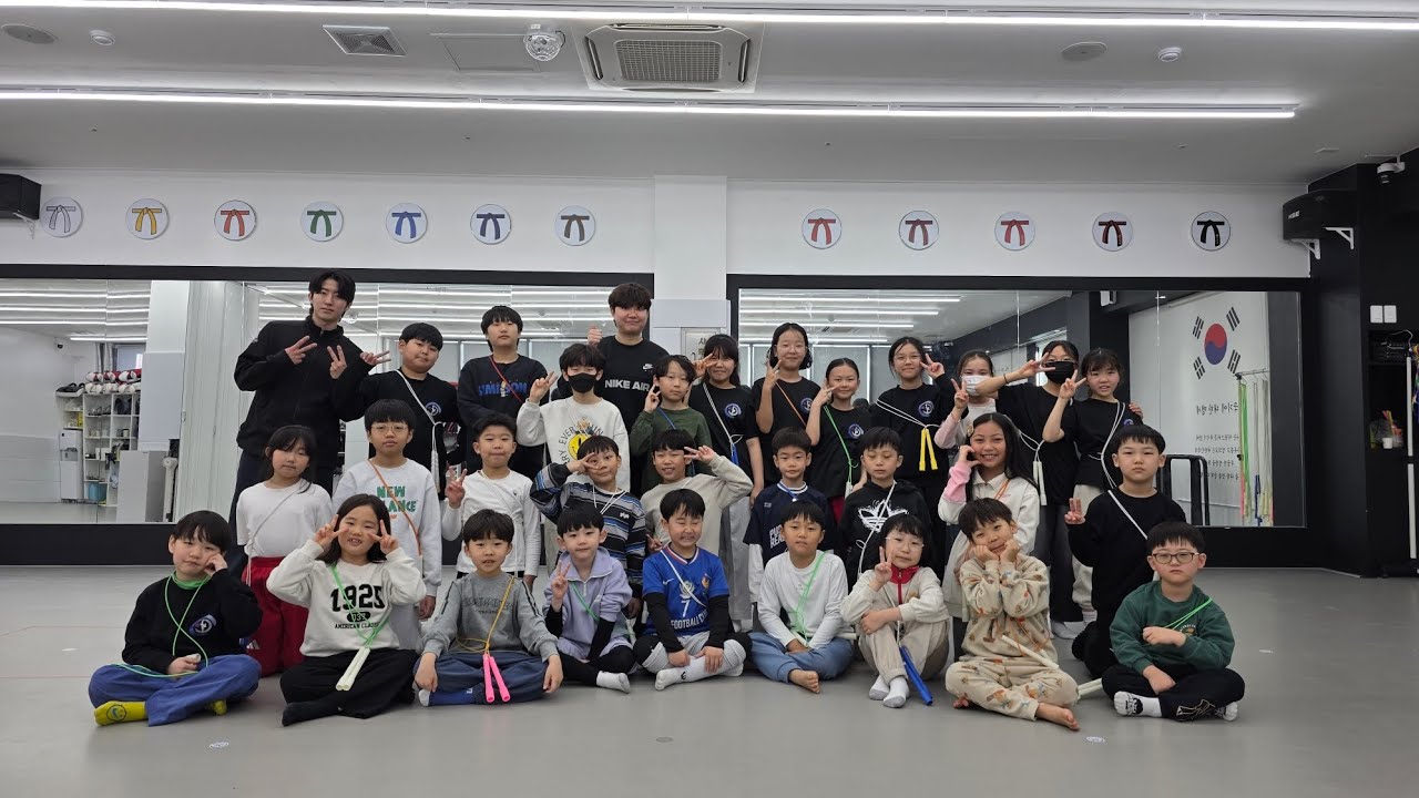 용인대서재태권도장 겨울방학 줄넘기 특강 마지막 날 ♡