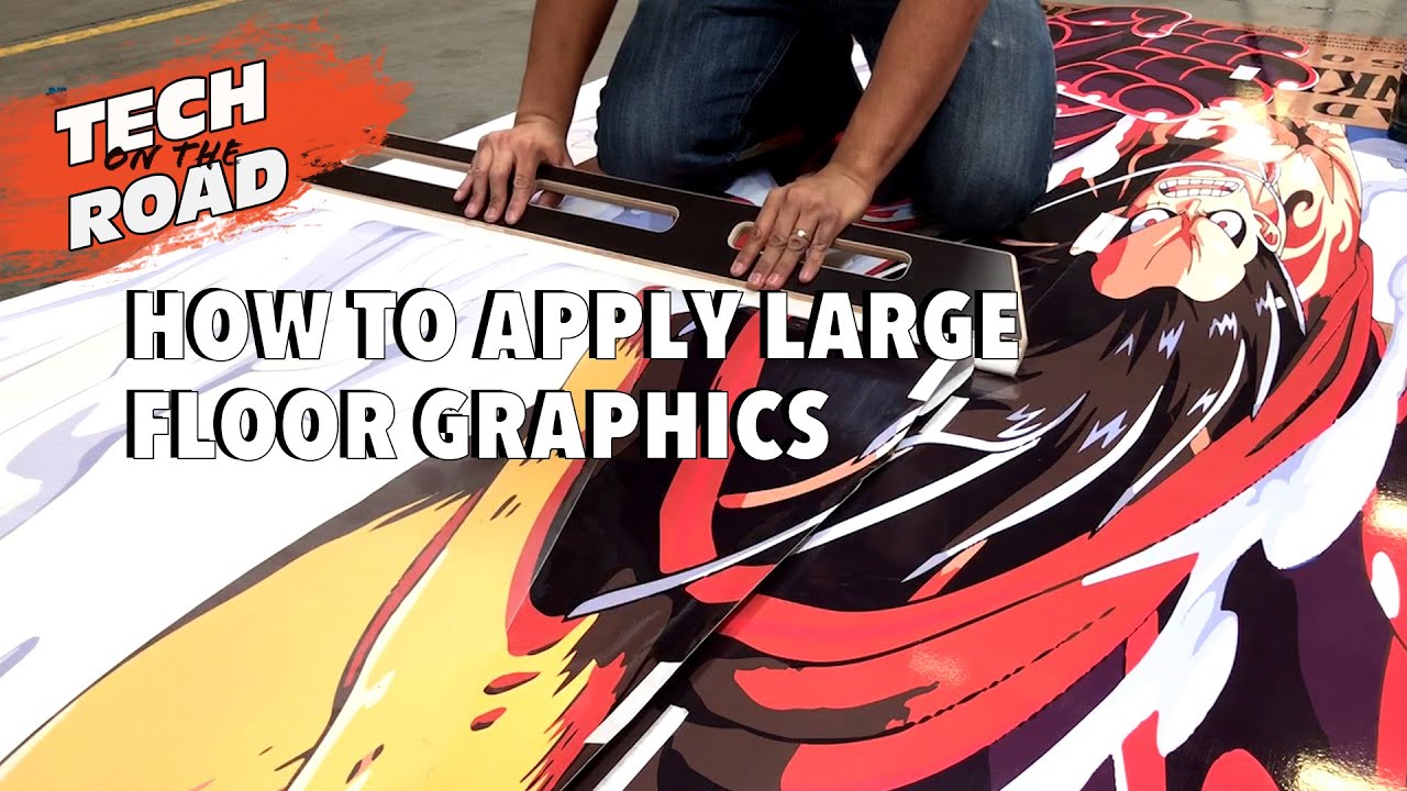How to Apply Large Floor Graphics | Tech On The Road | Arlon Graphics