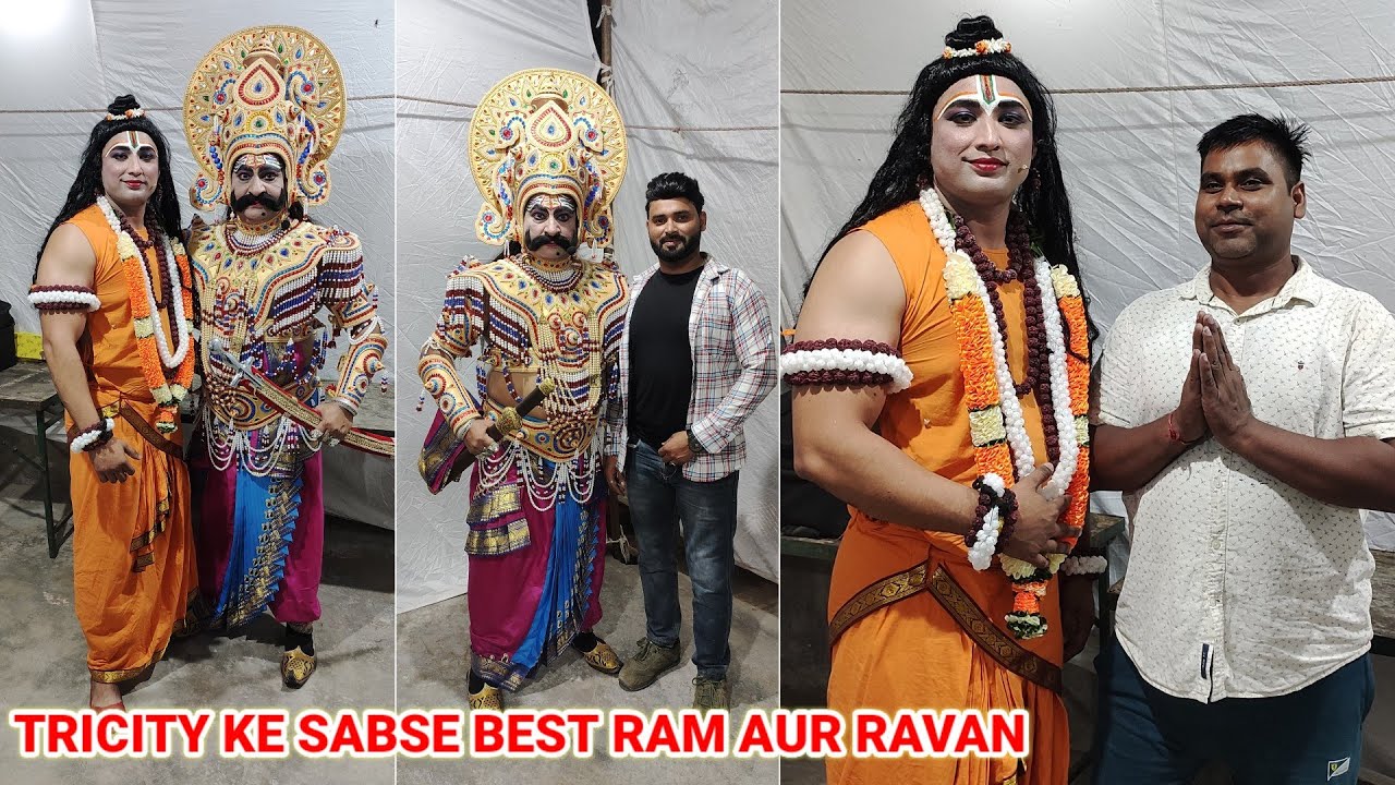 Tricity ke Sabse Best Ram Aur Rawan || Ramleela Sector 20 Chandigarh