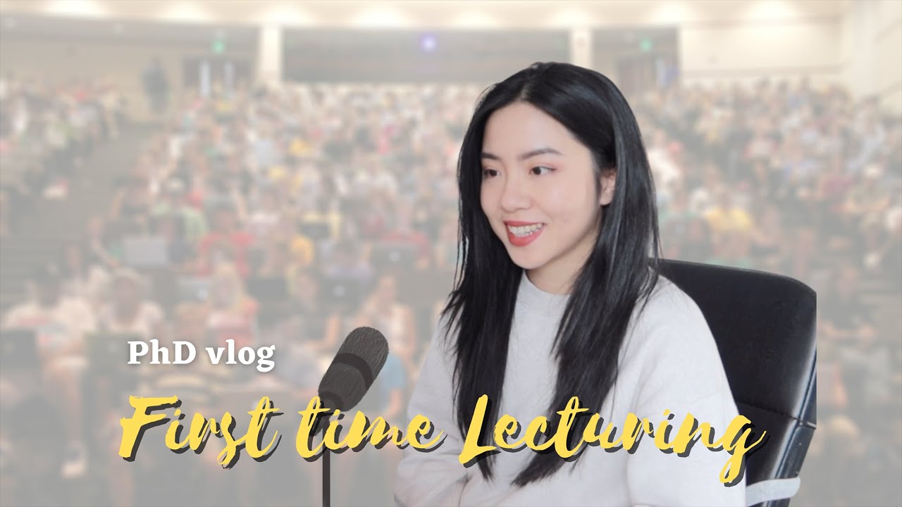 Delivered my first-ever lecture... How did it go? | PhD vlog