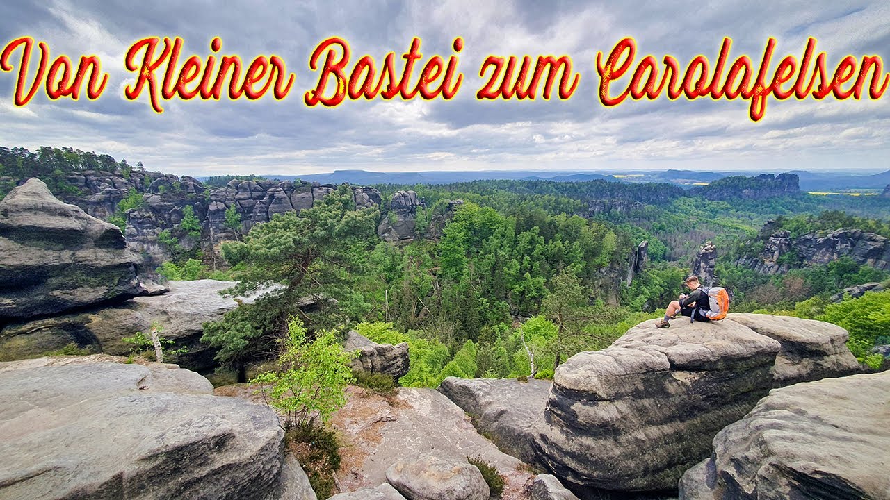 Sächsische Schweiz - Rundwanderung (2):  Von Kleiner Bastei über die Heilige Stiege zum Carolafelsen