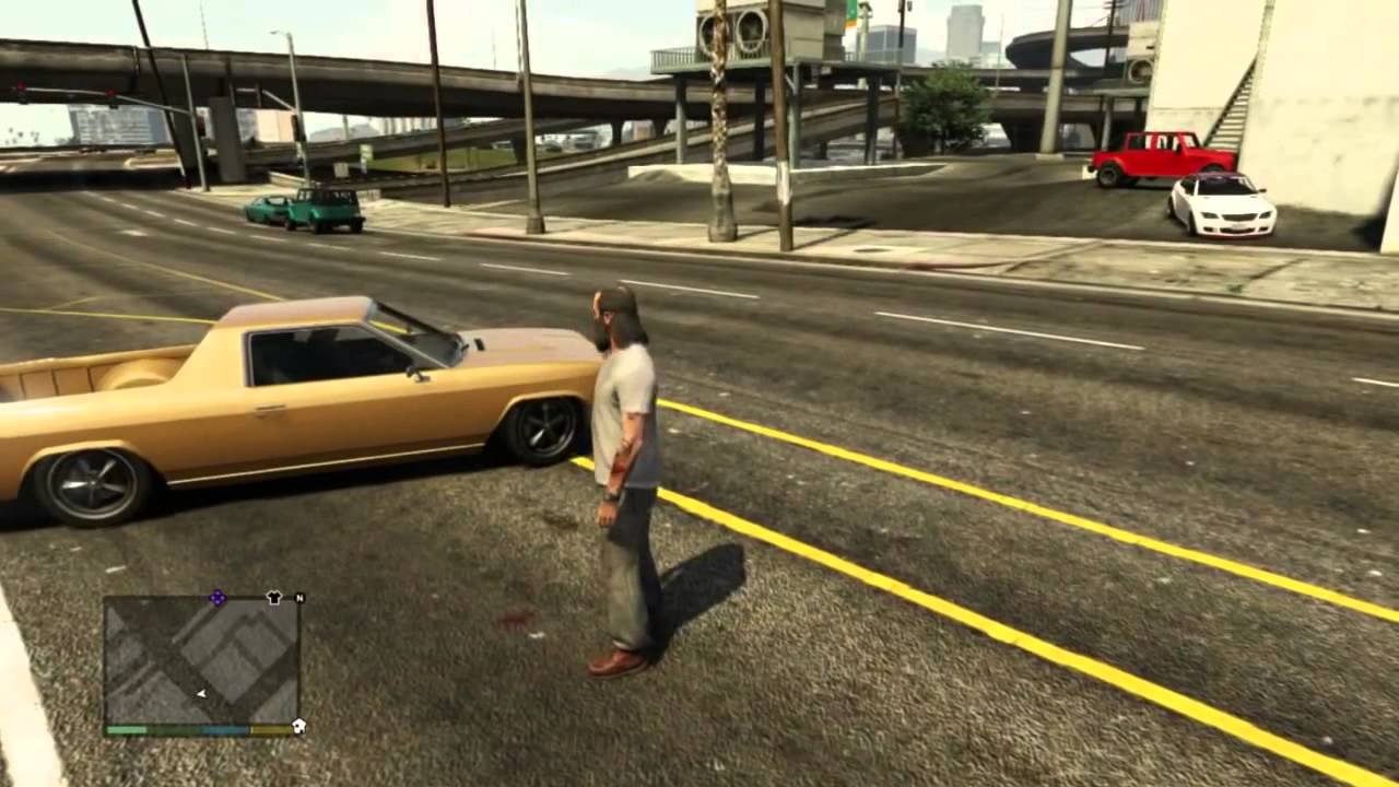 GTA V  Kihívás    A tehervonat elkötése