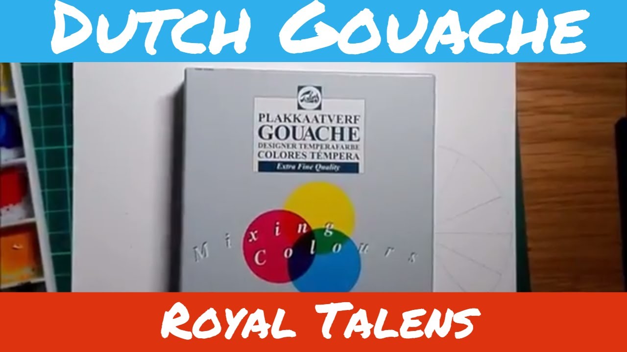 Royal Talens Gouache Review and Demo