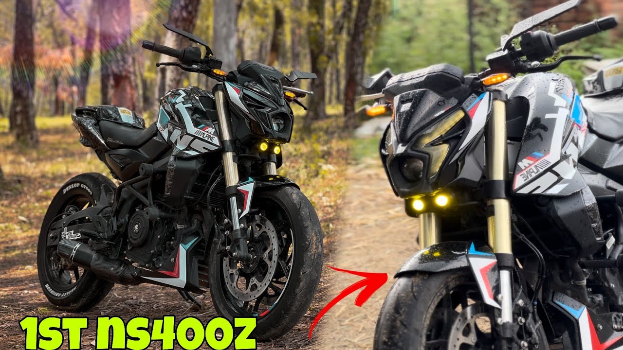 Most modified ns400z of india🤯🔥| duke mudguard and dominar underbelly installed in ns400z❤️