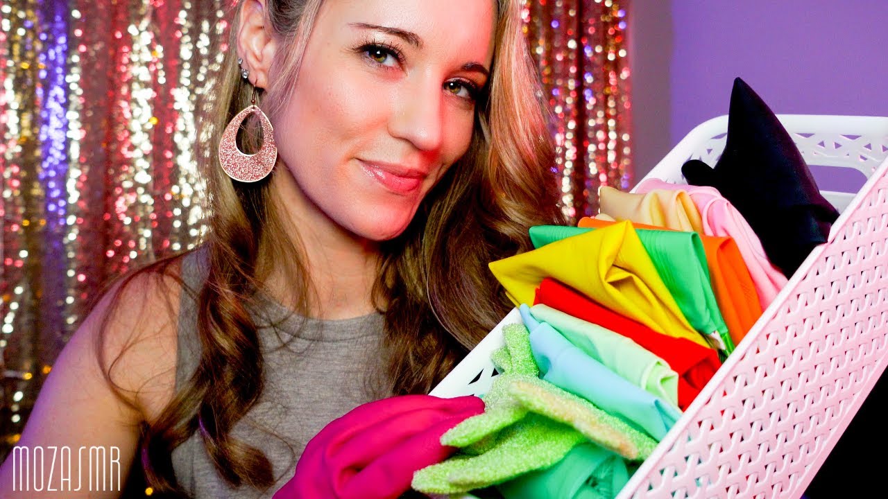 ASMR 🧴Oiled Rubber Gloves