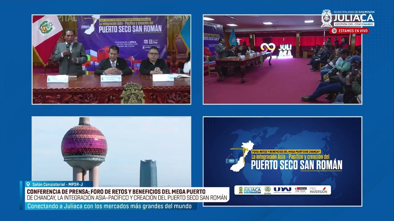 Oscar Cáceres Retos y Beneficios del Mega Puerto de Chancay.