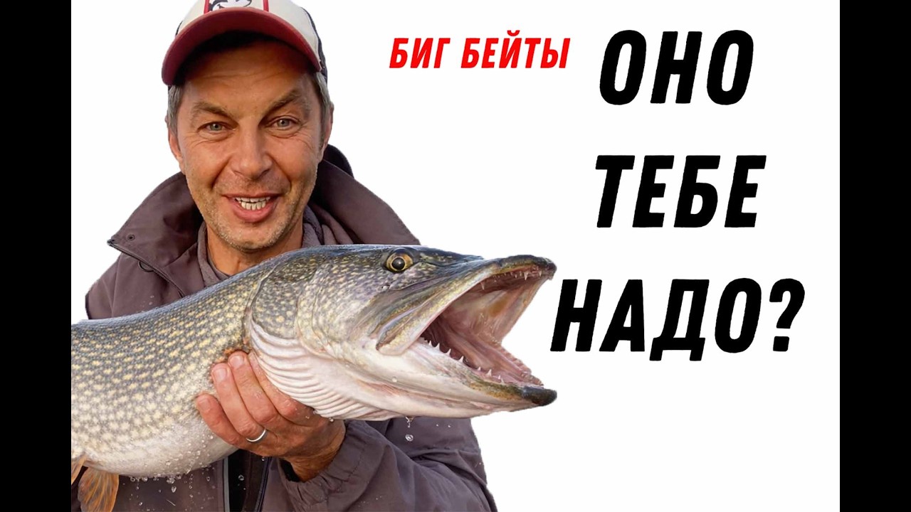 Биг Бейты! Оно тебе надо? Ловля на крупные приманки