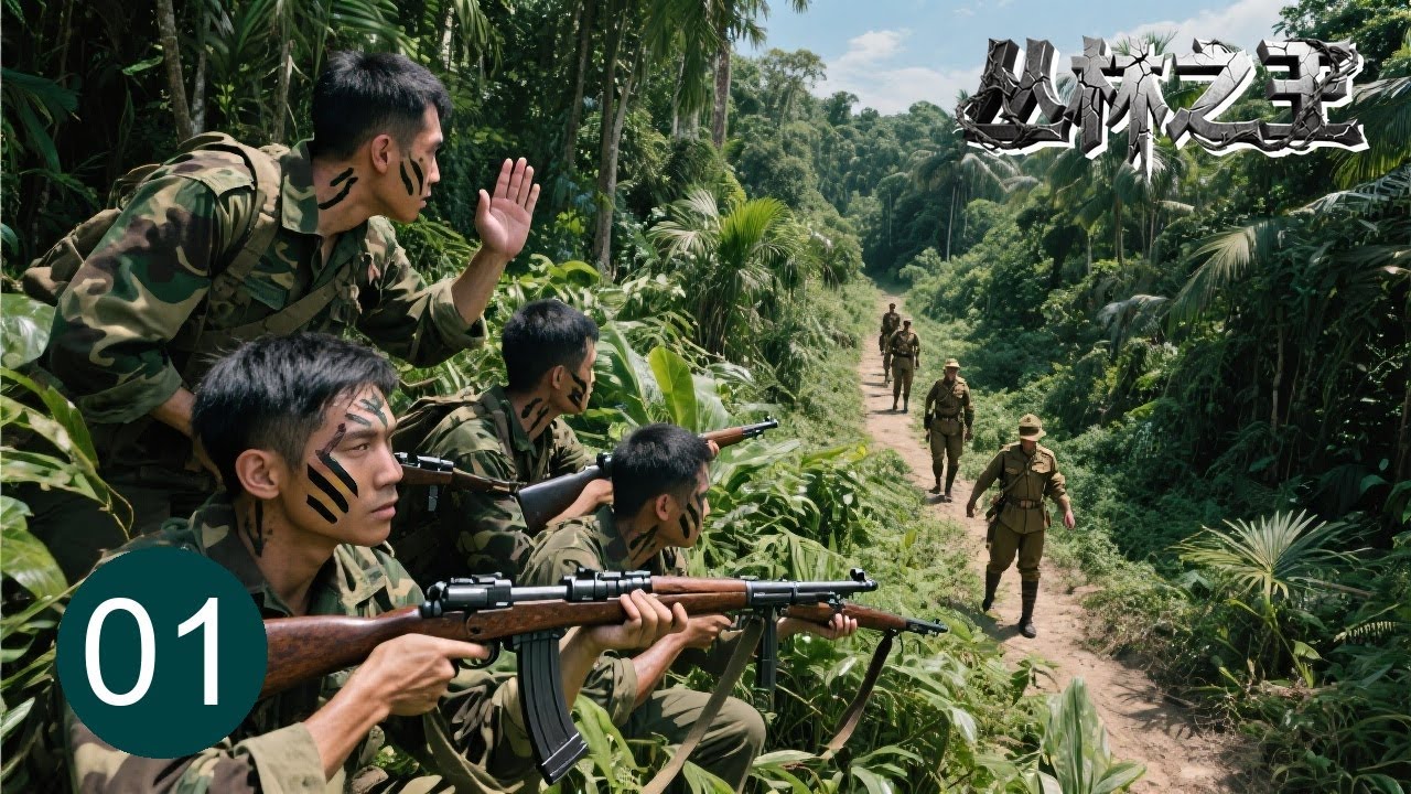 【超好看战争剧】丛林之王 01 | 民间奇兵组成游击队密林狙杀日军小队，炸毁战略矿井夺回6矿区