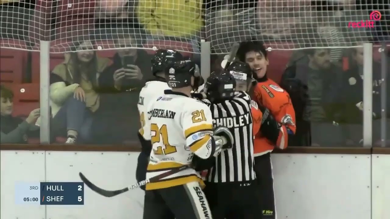 Hull Seahawks v Sheffield Steeldogs NIHL Mini Brawl 19-11-23
