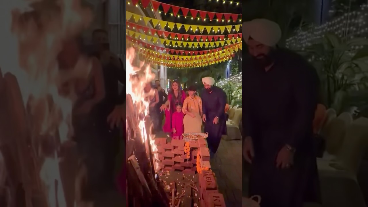 Lohri celebrations featuring 