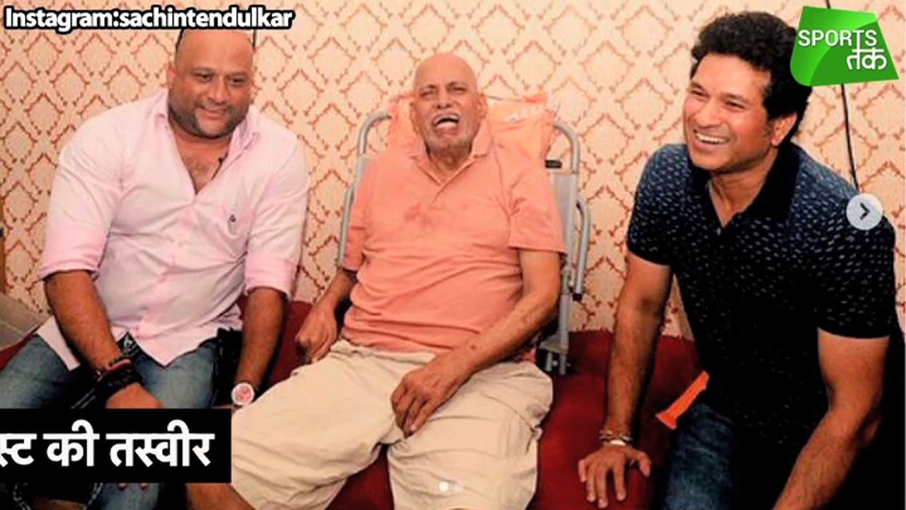 Sachin Tendulkar Seeks Coach Ramakant Achrekar's Blessings On Guru Purnima  720 X 1280