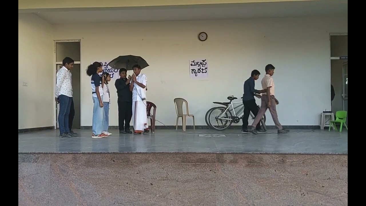Assembly activity by grade 7B on Bala karmika nirmulane